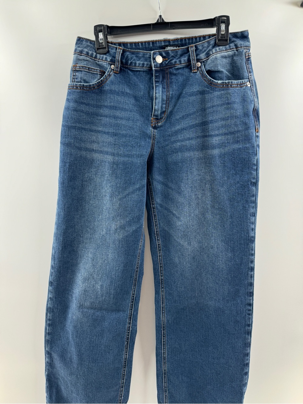 Flamingals Dark Wash High Rise Straight Leg Jeans – Women’s 29 - Picture 3 of 7
